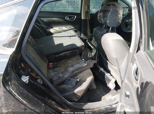 3N1AB7AP0HL704008 2017 NISSAN SENTRA Black Widok naklejki z numerem VIN