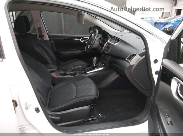 3N1AB7AP0HY222934 2017 NISSAN SENTRA White Widok wnętrza z przodu