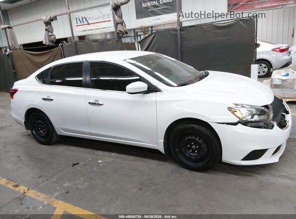 3N1AB7AP0HY222934 2017 NISSAN SENTRA White Widok wnętrza 360 stopni
