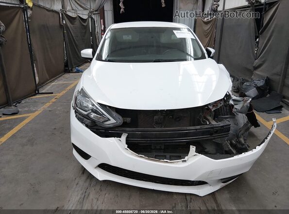 3N1AB7AP0HY222934 2017 NISSAN SENTRA White Widok wnętrza z tyłu