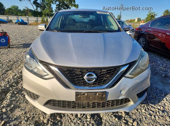 3N1AB7AP0HY295219 2017 NISSAN SENTRA Серебряный Вид спереди