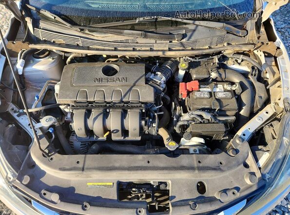 3N1AB7AP0HY295219 2017 NISSAN SENTRA Серебряный Вид задней части салона