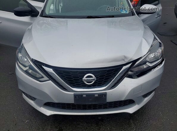 3N1AB7AP0HY299061 2017 NISSAN SENTRA Silver უკანა სალონის ხედი
