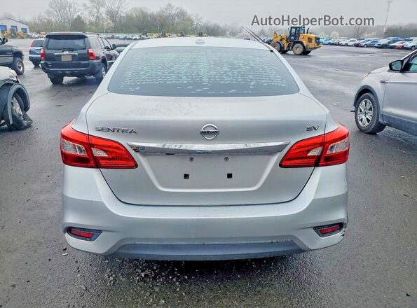 3N1AB7AP0HY299061 2017 NISSAN SENTRA Silver უკანა ხედი