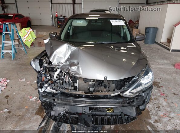 3N1AB7AP0HY303657 2017 NISSAN SENTRA Gray Widok wnętrza z tyłu
