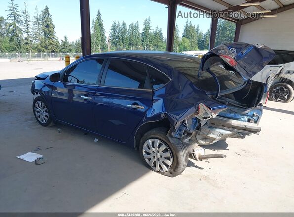 3N1AB7AP0HY328462 2017 NISSAN SENTRA Blue Rear left