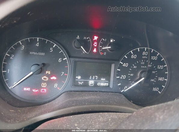 3N1AB7AP0HY328462 2017 NISSAN SENTRA Blue Rear seats view