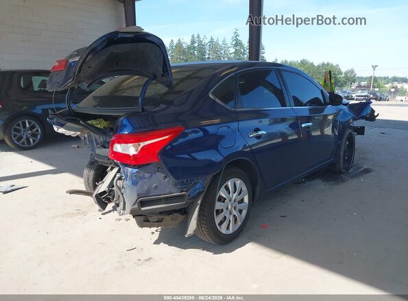 3N1AB7AP0HY328462 2017 NISSAN SENTRA Blue Rear right