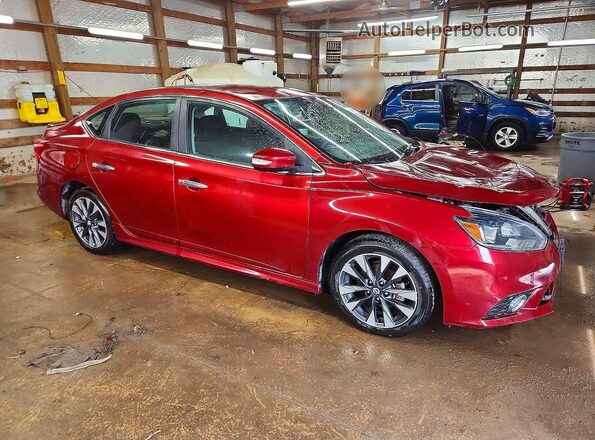 3N1AB7AP0HY363258 2017 NISSAN SENTRA Red Front right