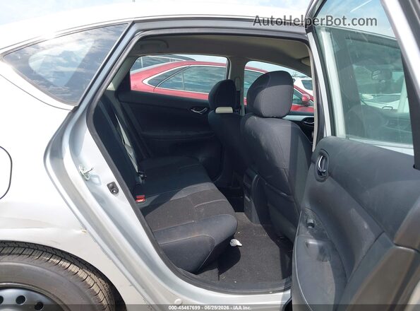 3N1AB7AP0HY391559 2017 NISSAN SENTRA Silver Vista de la etiqueta del VIN
