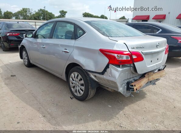 3N1AB7AP0HY391559 2017 NISSAN SENTRA Silver Trasero izquierdo