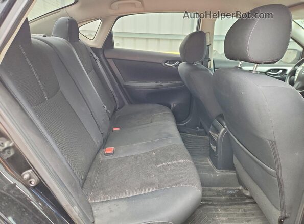 3N1AB7AP0HY399600 2017 NISSAN SENTRA Black Вид задніх сидінь
