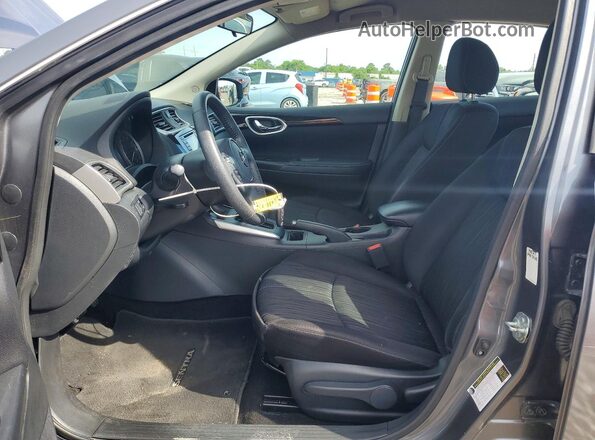 3N1AB7AP0JL627551 2018 NISSAN SENTRA Gray წინა სალონის ხედი