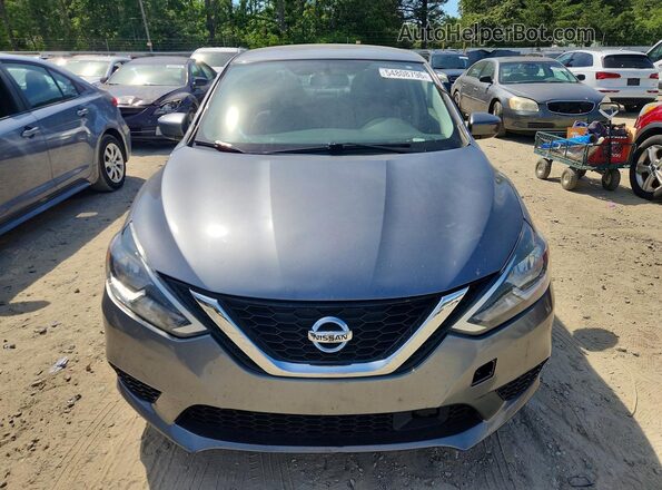 3N1AB7AP0JL662736 2018 NISSAN SENTRA Gray Front view