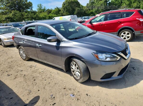 3N1AB7AP0JL662736 2018 NISSAN SENTRA Gray Front right
