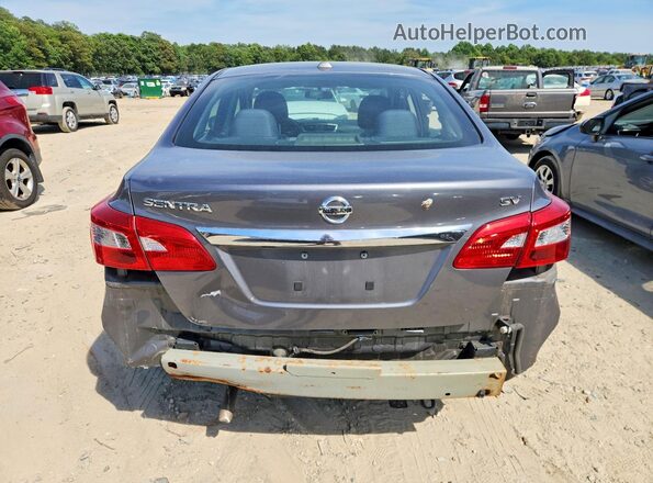 3N1AB7AP0JL662736 2018 NISSAN SENTRA Gray Rear view
