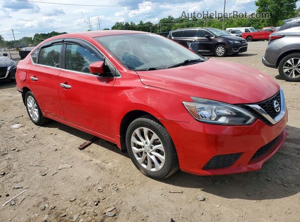 3N1AB7AP0JY205301 2018 NISSAN SENTRA Red 