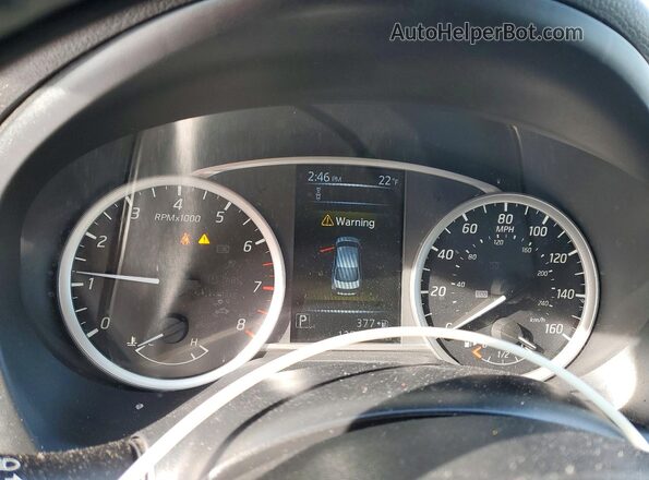 3N1AB7AP0JY211714 2018 NISSAN SENTRA Black Вид щитка приладів