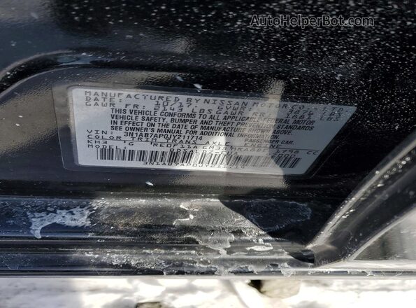 3N1AB7AP0JY211714 2018 NISSAN SENTRA Black Вид підкапотного простору