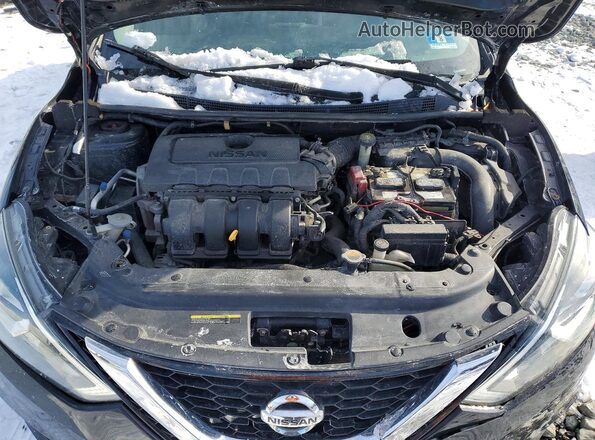3N1AB7AP0JY211714 2018 NISSAN SENTRA Black Вид задньої частини салону