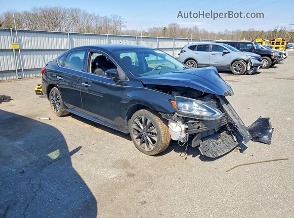 3N1AB7AP0JY216783 2018 NISSAN SENTRA Black Delantero derecho
