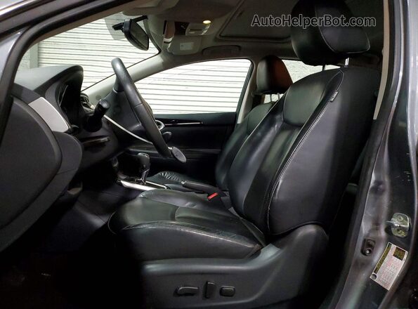 3N1AB7AP0JY221689 2018 NISSAN SENTRA Gray Front interior view