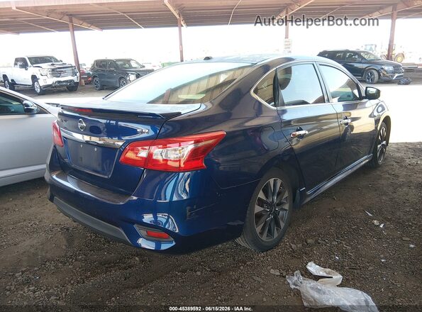 3N1AB7AP0JY229811 2018 NISSAN SENTRA Blue Tył prawy