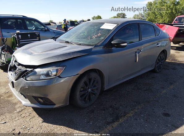 3N1AB7AP0JY245295 2018 NISSAN SENTRA Gray Передня ліва чверть