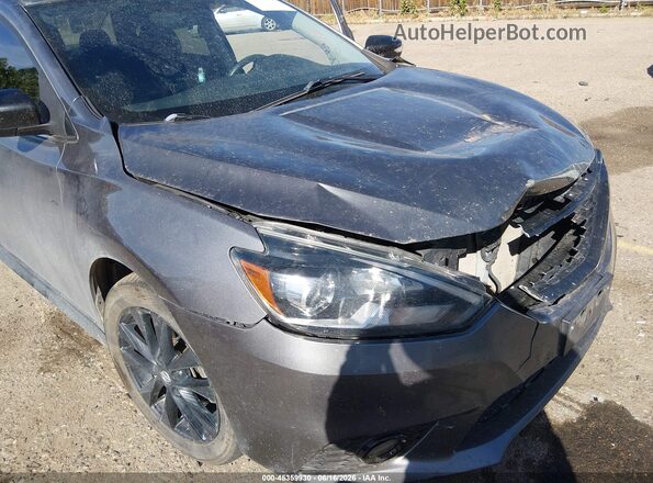 3N1AB7AP0JY245295 2018 NISSAN SENTRA Gray Вид щитка приладів