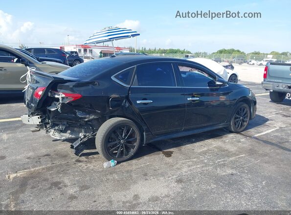 3N1AB7AP0JY252957 2018 NISSAN SENTRA Black Задня права чверть