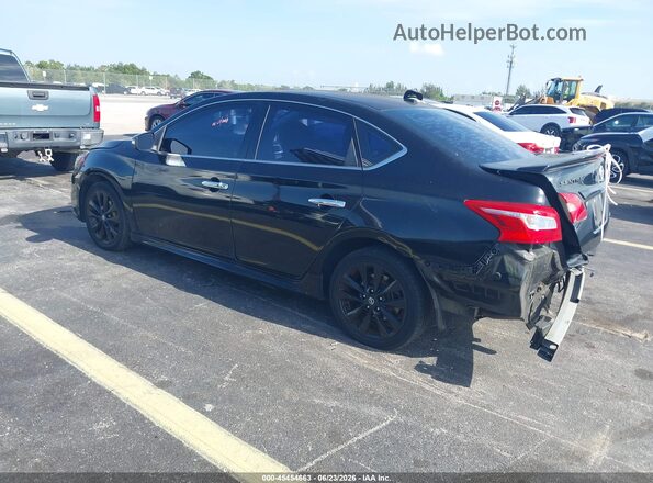 3N1AB7AP0JY252957 2018 NISSAN SENTRA Black Задня ліва чверть
