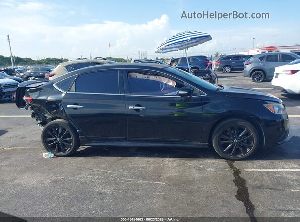 3N1AB7AP0JY252957 2018 NISSAN SENTRA Black Вид щитка приладів