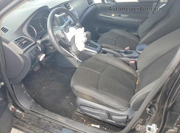 3N1AB7AP0JY253512 2018 NISSAN SENTRA Black Front interior view