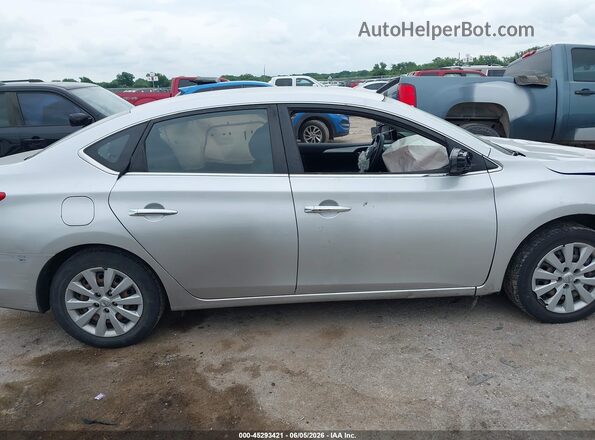 3N1AB7AP0JY255003 2018 NISSAN SENTRA Серебряный Панорамный вид салона 360°