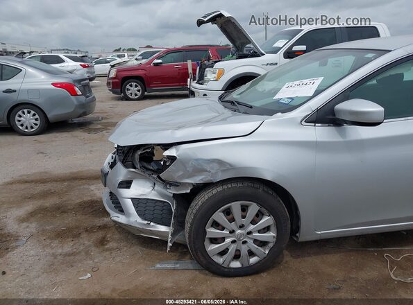 3N1AB7AP0JY255003 2018 NISSAN SENTRA Серебряный Вид спереди