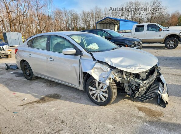 3N1AB7AP0JY280273 2018 NISSAN SENTRA Silver Առջևի աջ