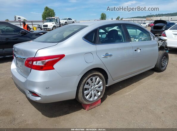 3N1AB7AP0JY291094 2018 NISSAN SENTRA Silver Trasero derecho