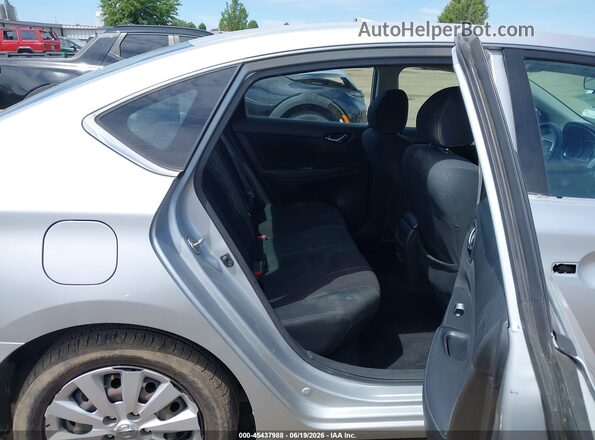 3N1AB7AP0JY291094 2018 NISSAN SENTRA Silver Vista de la etiqueta del VIN