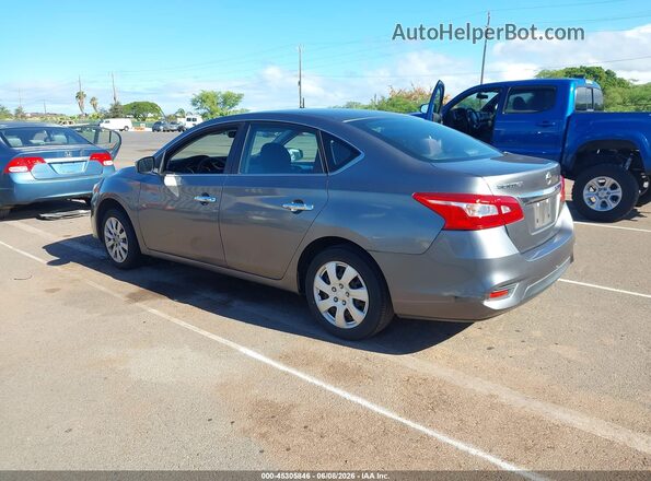 3N1AB7AP0JY292049 2018 NISSAN SENTRA Gray უკანა მარცხენა