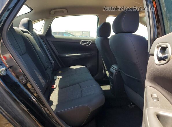 3N1AB7AP0JY305124 2018 NISSAN SENTRA Black Вид задніх сидінь