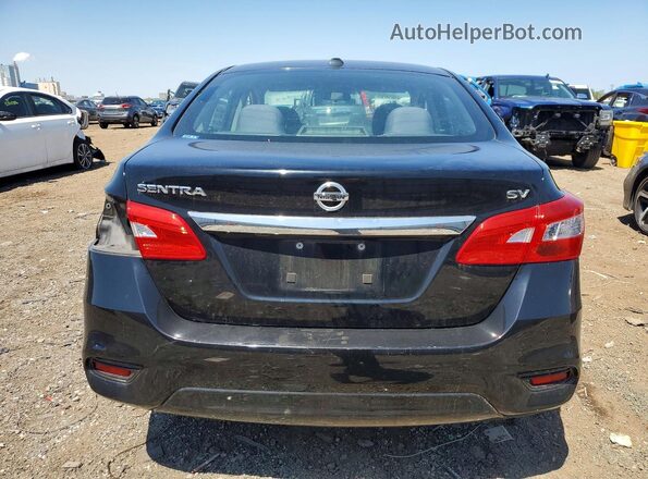 3N1AB7AP0JY305124 2018 NISSAN SENTRA Black Вид ззаду
