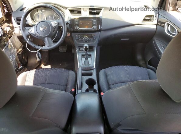 3N1AB7AP0JY305124 2018 NISSAN SENTRA Black Вид панелі приладів