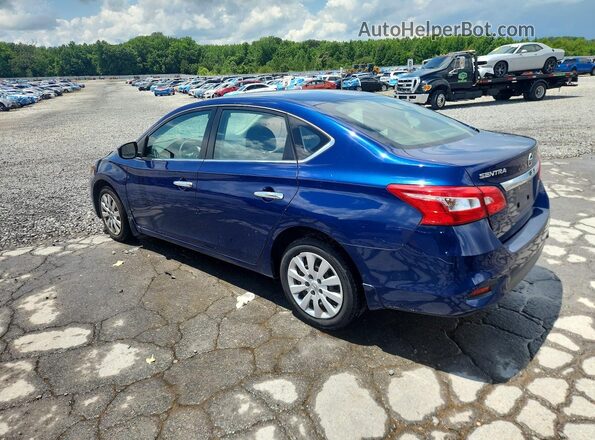 3N1AB7AP0JY316270 2018 NISSAN SENTRA Blue Задня ліва чверть