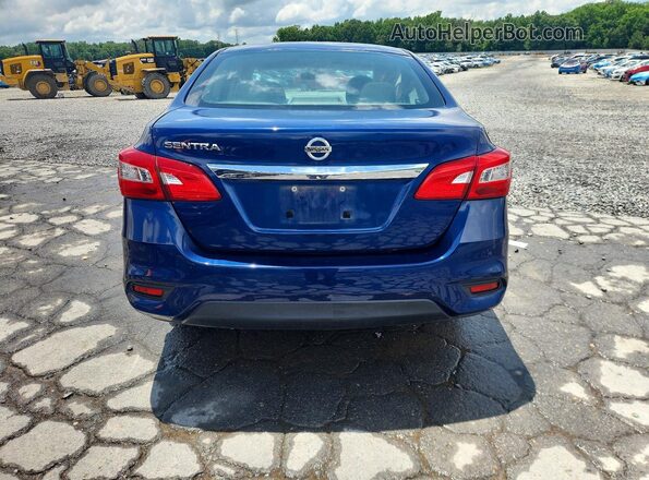 3N1AB7AP0JY316270 2018 NISSAN SENTRA Blue Вид ззаду