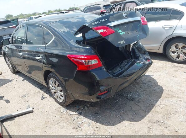 3N1AB7AP0JY342495 2018 NISSAN SENTRA Black Trasero izquierdo