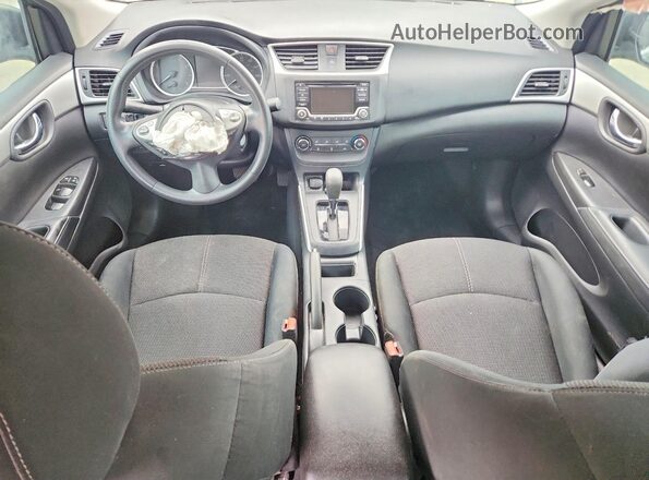 3N1AB7AP0JY342996 2018 NISSAN SENTRA Серый Вид панели приборов