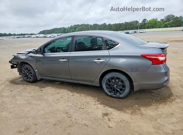 3N1AB7AP0JY342996 2018 NISSAN SENTRA Серый Задняя левая четверть