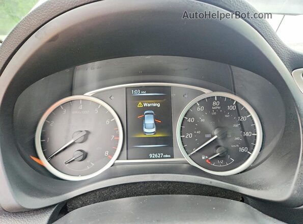 3N1AB7AP0JY342996 2018 NISSAN SENTRA Серый Вид щитка приборов