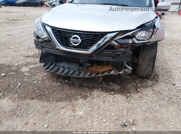 3N1AB7AP0KL621654 2019 NISSAN SENTRA Silver Դիմացի տեսք