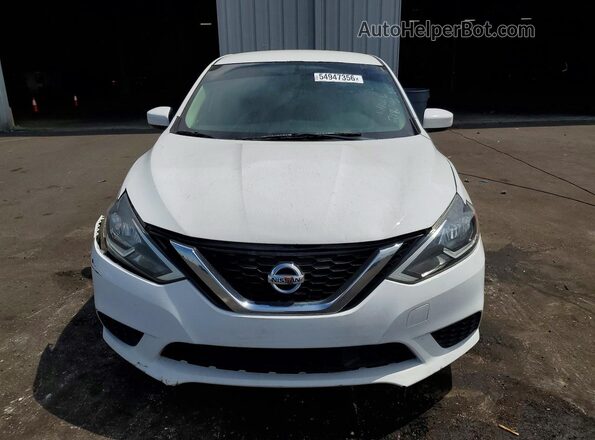 3N1AB7AP0KY218146 2019 NISSAN SENTRA White წინა ხედი